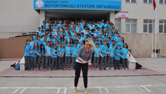 Büyükyoncalı Atatürk Ortaokulu Öğrencilerinin Farkındalık Yaratan Etkinliği