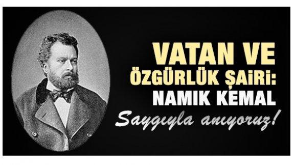 Vatan ve Hürriyet Şairi Namık Kemal, Doğumunun 177. Yıldönümünde Törenle Anıldı