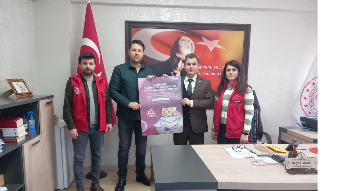 Deneyap Türkiye Projesi Tanıtım Çalışmaları Kapsamında Saray Gençlik Merkezi Tarafından Müdürlüğümüze Ziyaret Gerçekleştirildi